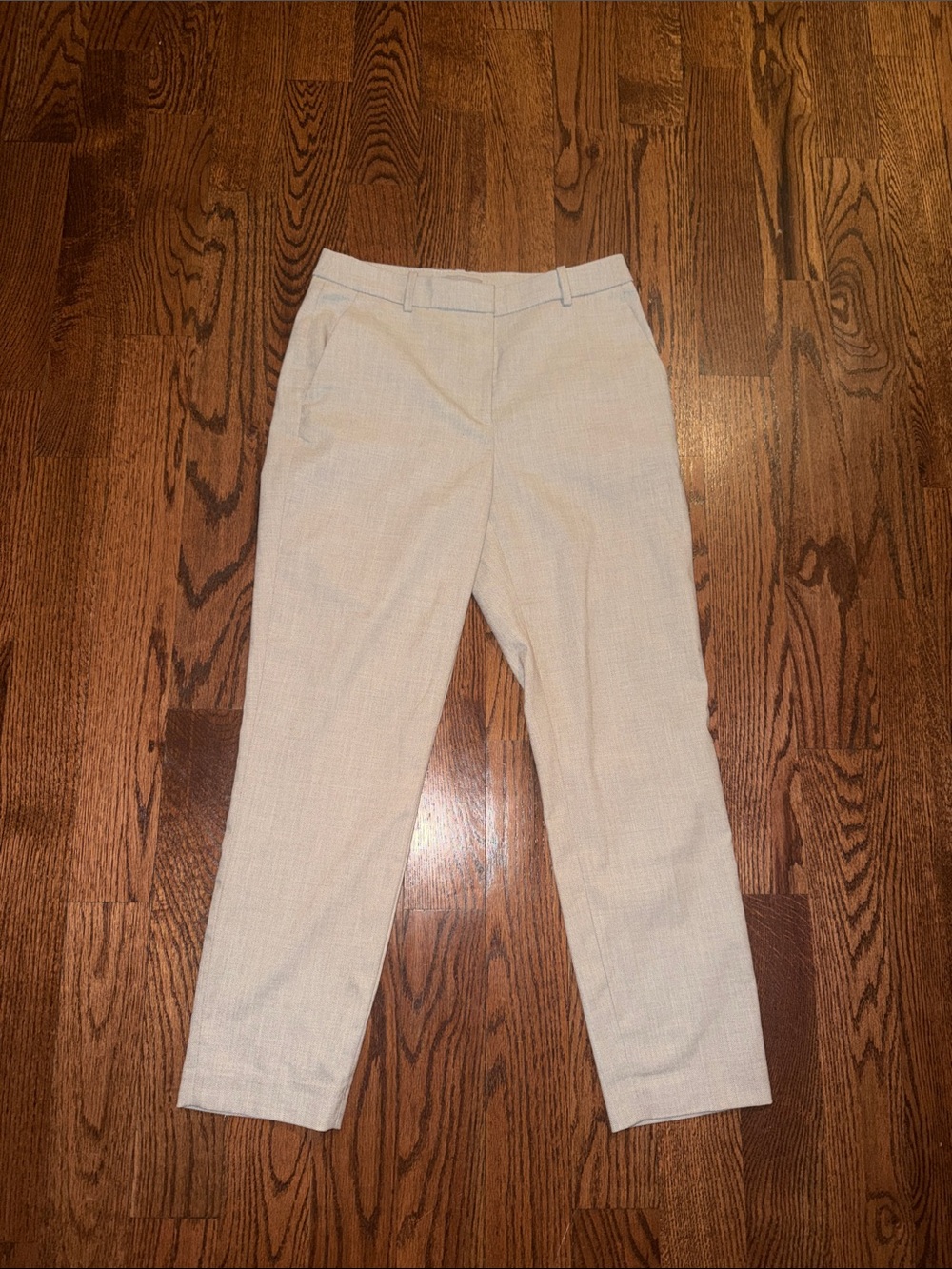 H&M Beige Tailored Women's Trousers